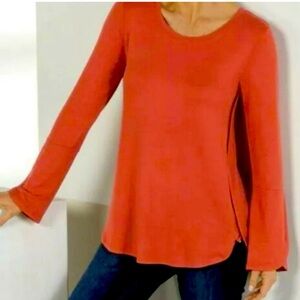 Soft Surroundings Bonair Top Large Coral